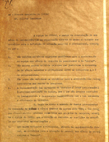 Carta ao Diretor Executivo do IUPERJ (1969)